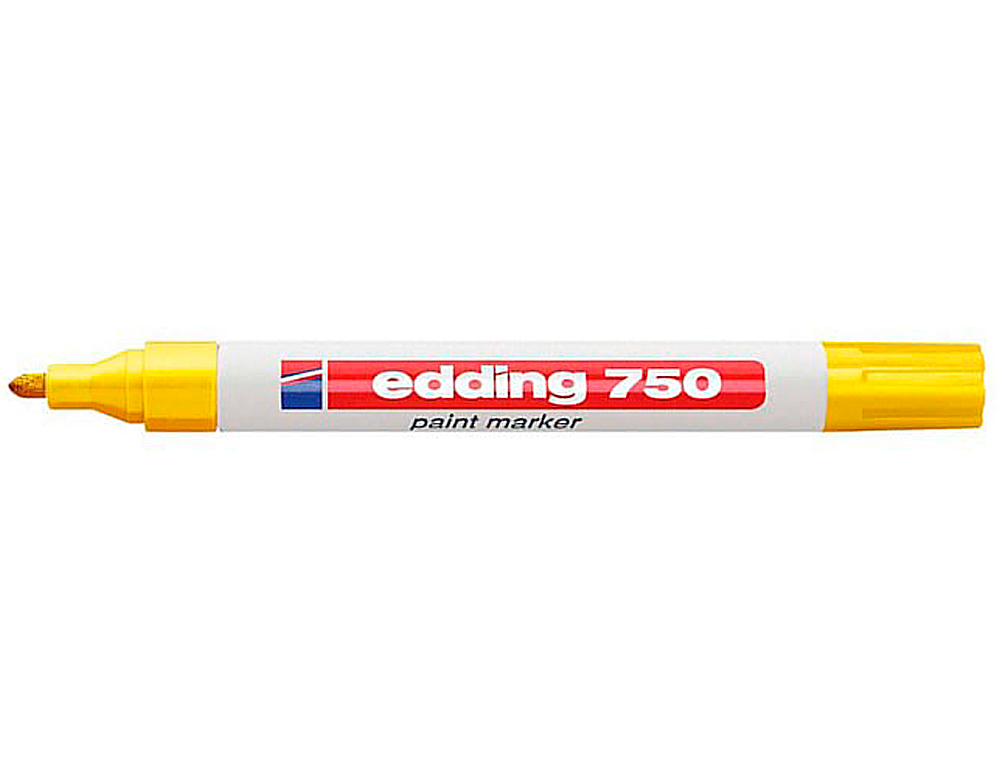ROTULADOR EDDING PUNTA FIBRA 750 AMARILLO PUNTA REDONDA 2-4 MM