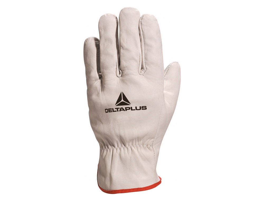 GUANTES DELTAPLUS PIEL VACUNO ESPECIAL PARA TODO TIPO DE TRABAJOS EL MAS VENDIDO DEL MERCADO TALLA 8