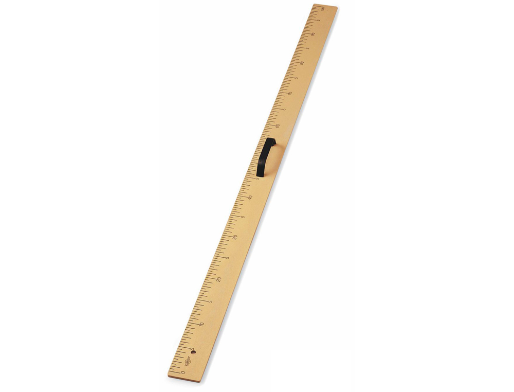 REGLA PARA ENCERADO FAIBO PLASTICO IMITACION MADERA 100 CM
