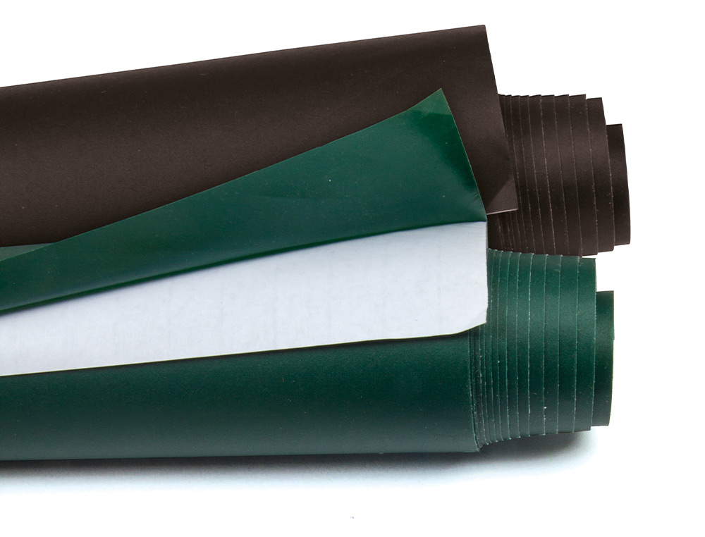 PIZARRA LIDERPAPEL PARA TIZA ADHESIVA ROLLO 45X200 CM COLOR NEGRO O VERDE