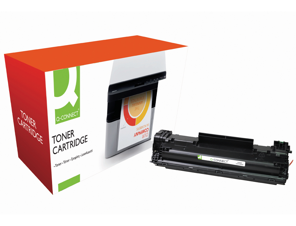 TONER Q-CONNECT COMPATIBLE HP LASERJET M125NW /127FN / 127FW NEGRO -1.500 PAG-