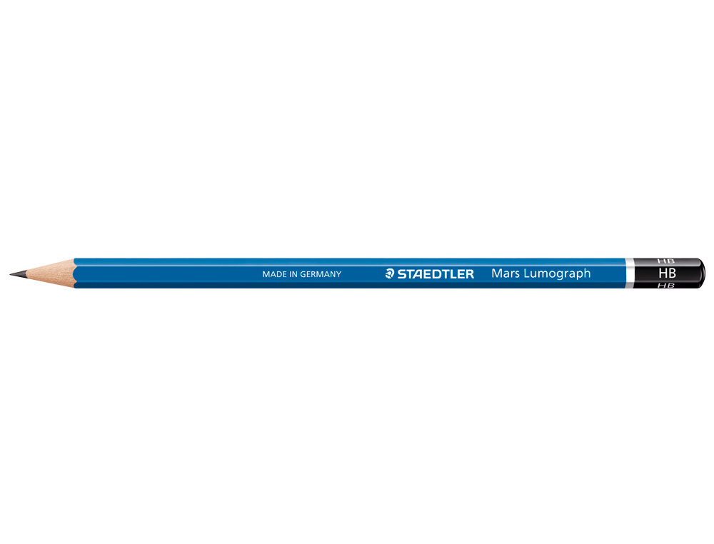 LAPICES DE GRAFITO STAEDTLER MARS LUMOGRAPH 100 HB UNIDAD
