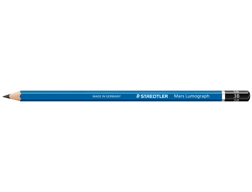 LAPICES DE GRAFITO STAEDTLER MARS LUMOGRAPH 100 3B UNIDAD