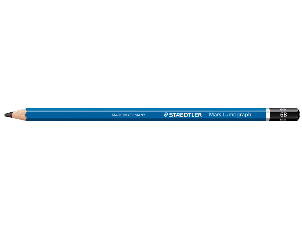 LAPICES DE GRAFITO STAEDTLER MARS LUMOGRAPH 100 6B UNIDAD