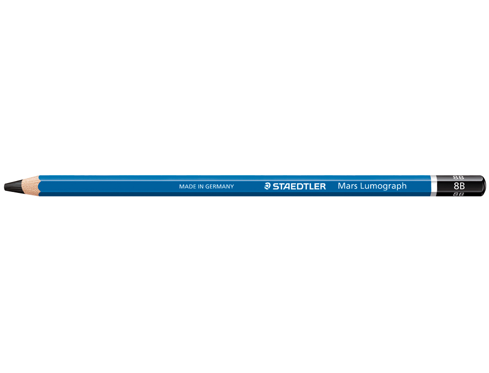 LAPICES DE GRAFITO STAEDTLER MARS LUMOGRAPH 100 8B UNIDAD