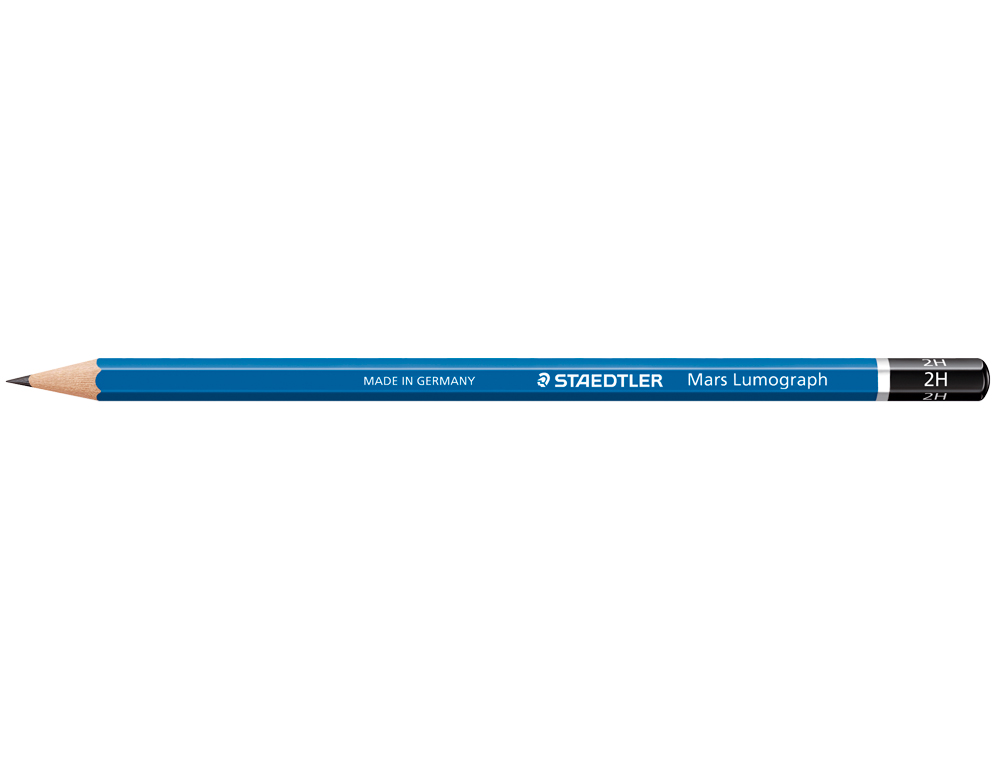 LAPICES DE GRAFITO STAEDTLER MARS LUMOGRAPH 100 2H UNIDAD