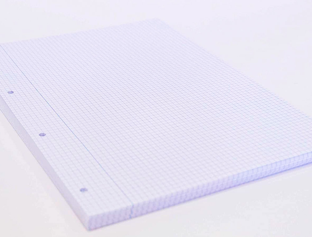 RECAMBIO OXFORD A4 100 + 20 HOJAS GRATIS 90 GR CUADRO 4MM 4 TALADROS