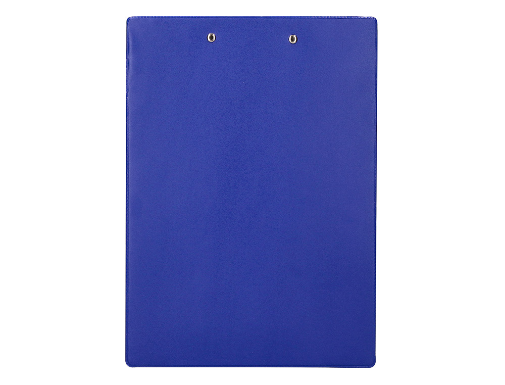 PORTANOTAS Q-CONNECT MINICLIPS PVC DIN A4 AZUL