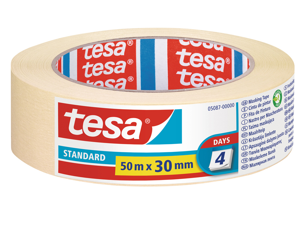 CINTA ADHESIVA TESA PARA PINTOR 50 MT X 30 MM