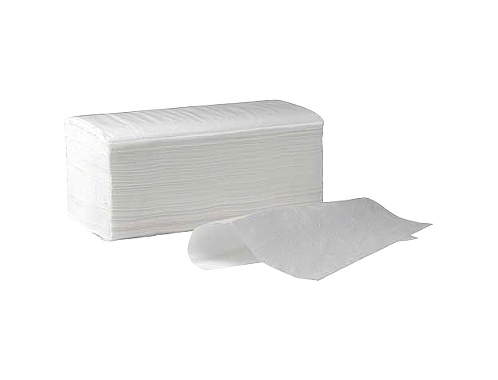 TOALLA DE PAPEL SECAMANOS AMOOS ENGARZADA 2 CAPAS 21X22 CM CAJA DE 4000 UNIDADES