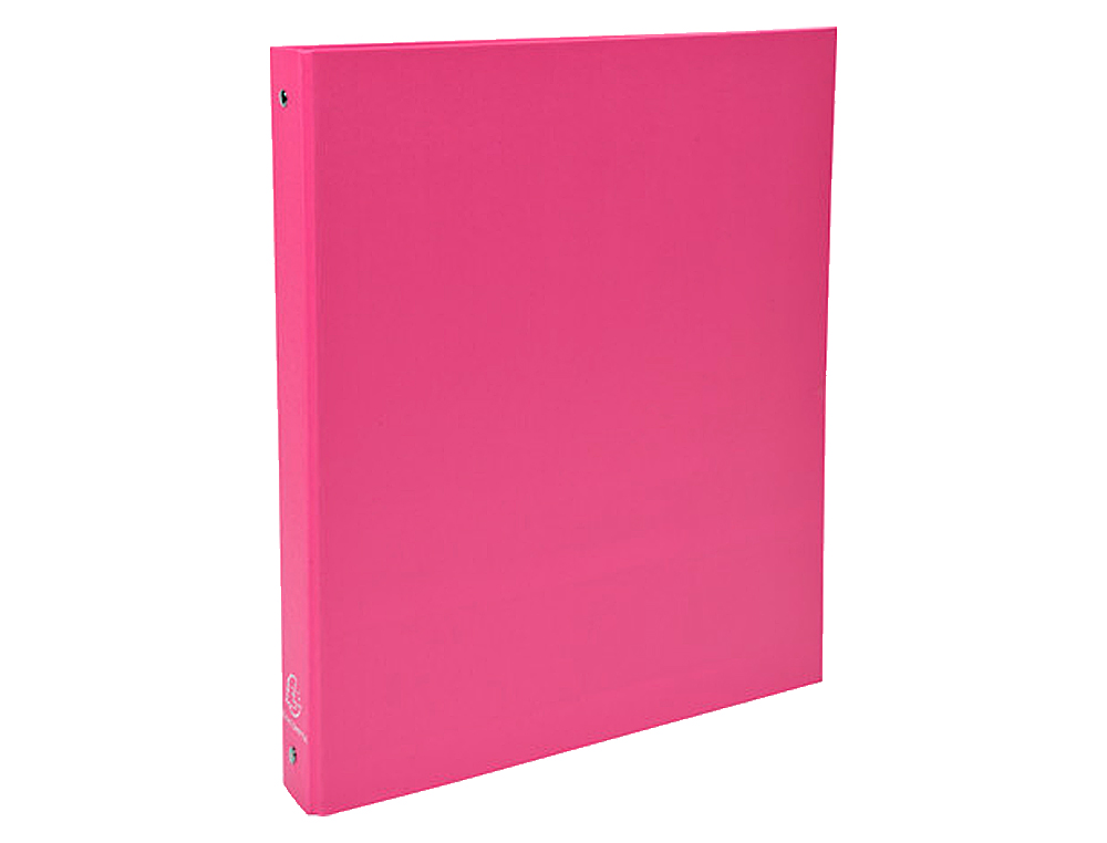 CARPETA DE 4 ANILLAS 30MM REDONDAS EXACOMPTA A4 CARTON FORRADO ROSA