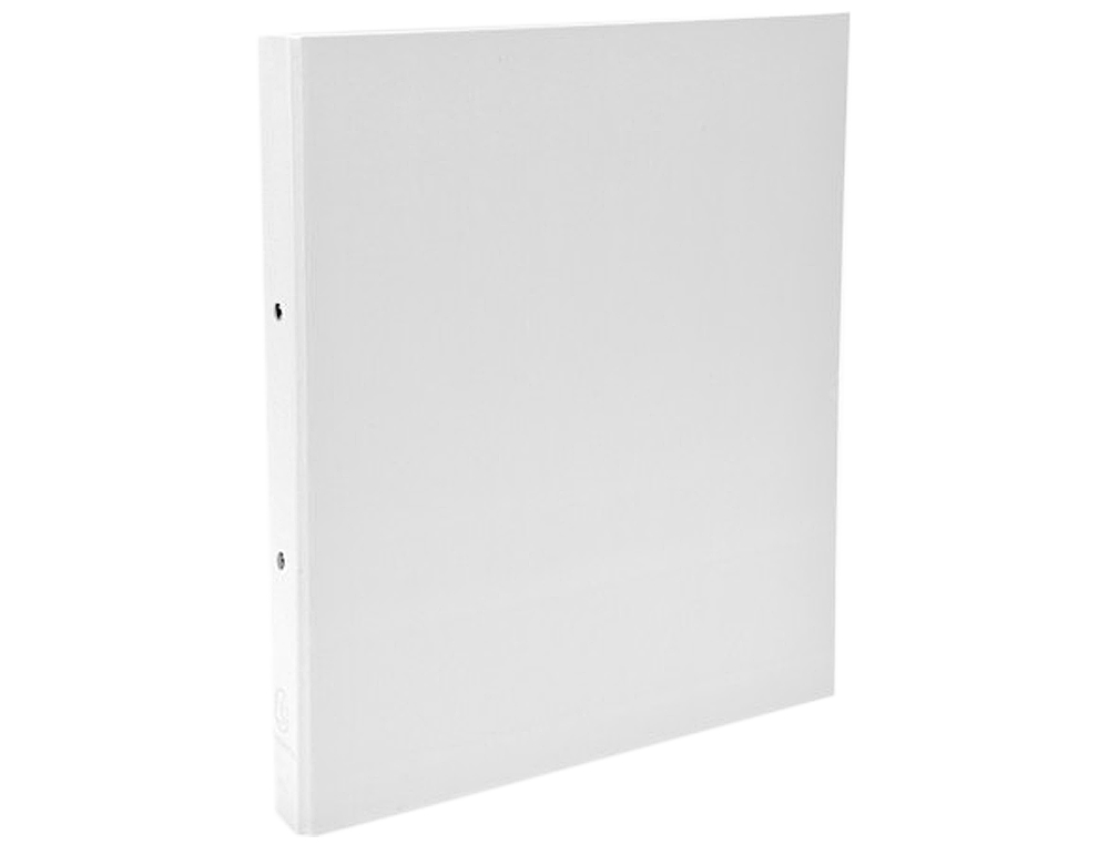 CARPETA DE 2 ANILLAS 30MM REDONDAS EXACOMPTA DIN A4 CARTON FORRADO BLANCO