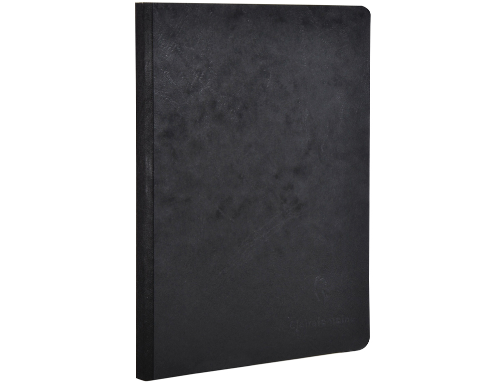 LIBRETA AGE-BAG TAPA CARTULINA LOMO COSIDO RAYADO HORIZONTAL 96 HOJAS COLOR NEGRO 148X210 MM