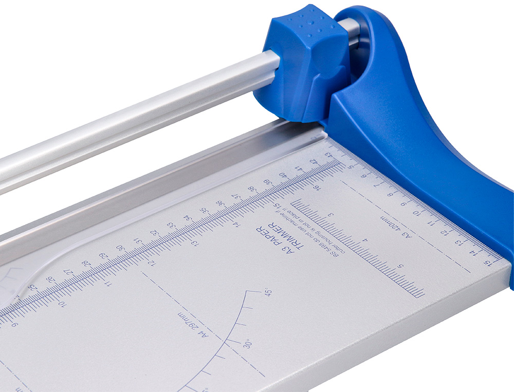 CIZALLA Q-CONNECT METALICA DE RODILLO DE 44 CM CON BASE DE ALUMINIO