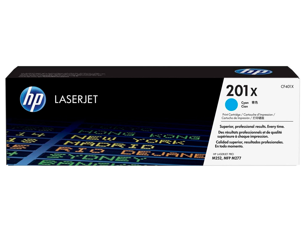 TONER HP 201X LASERJET PRO M252 / MFP M277 CIAN 2.300 PAG