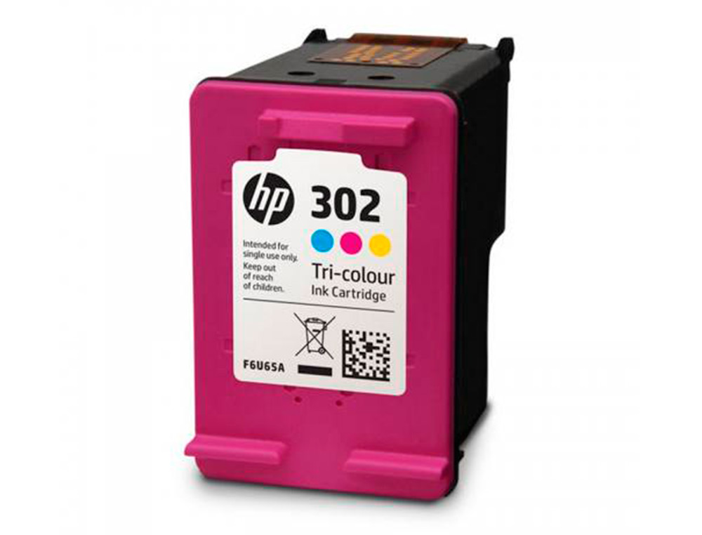 INK-JET HP 302 DESKJET 1110 / 2130 / 3630 OFFICEJET 3830 / 4650 ENVY 4520 TRICOLOR 165 PAG