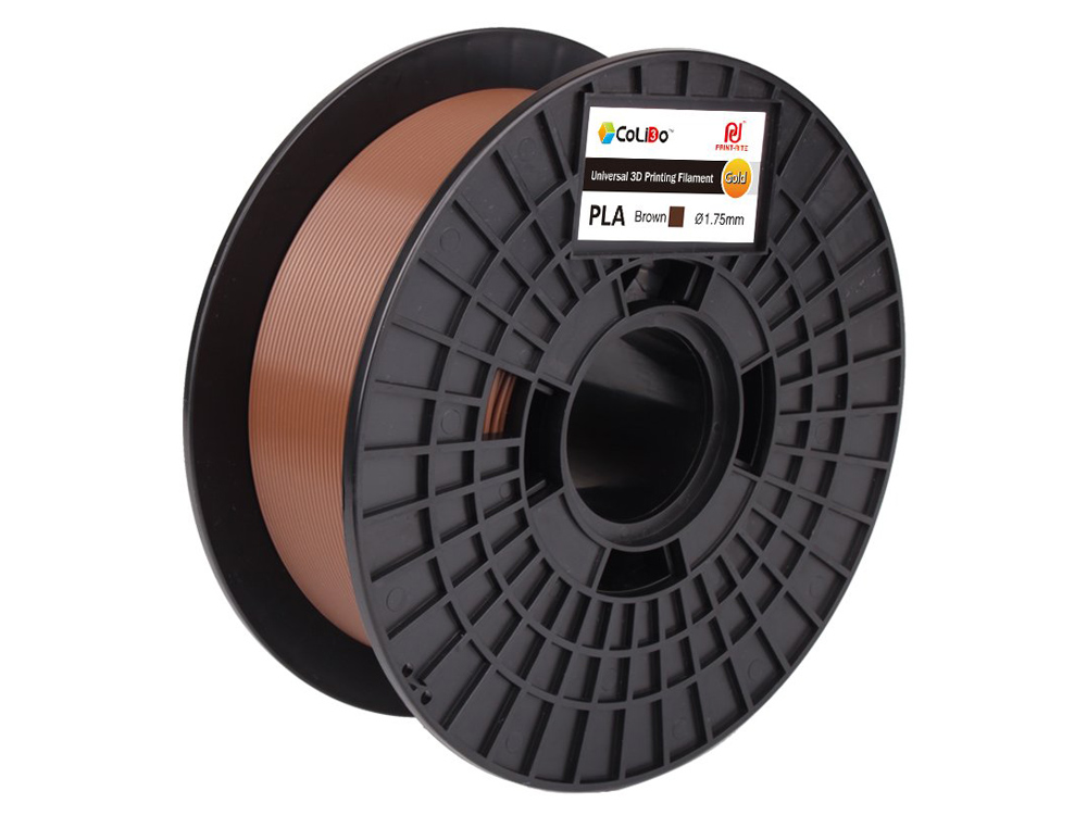 FILAMENTO 3D COLIDO GOLD PLA 1,75 MM 1 KG MARRON