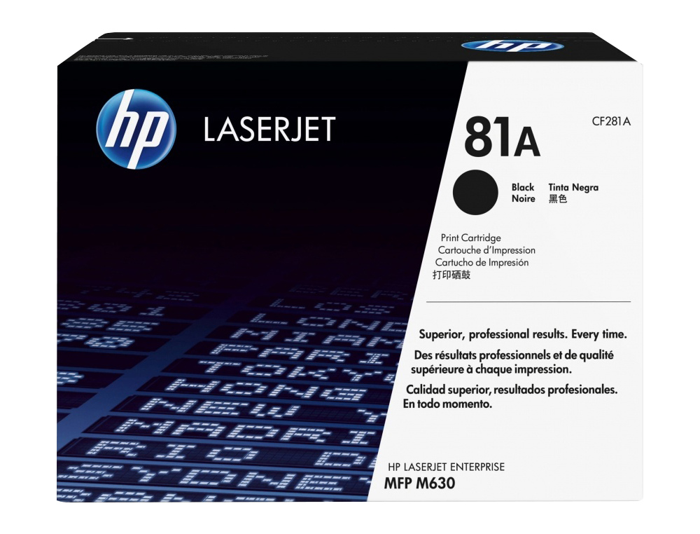 TONER HP LASERJET N.81 MFP M630 NEGRO 10.500 PAGINAS