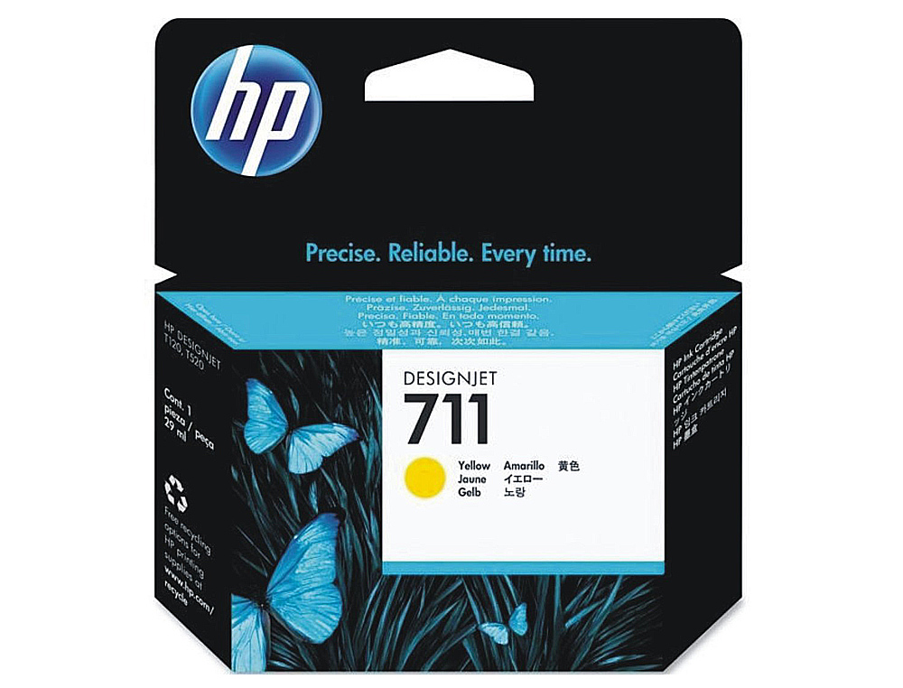 INK-JET HP N.711 AMARILLO 29 ML DESIGNJET T120 / T520