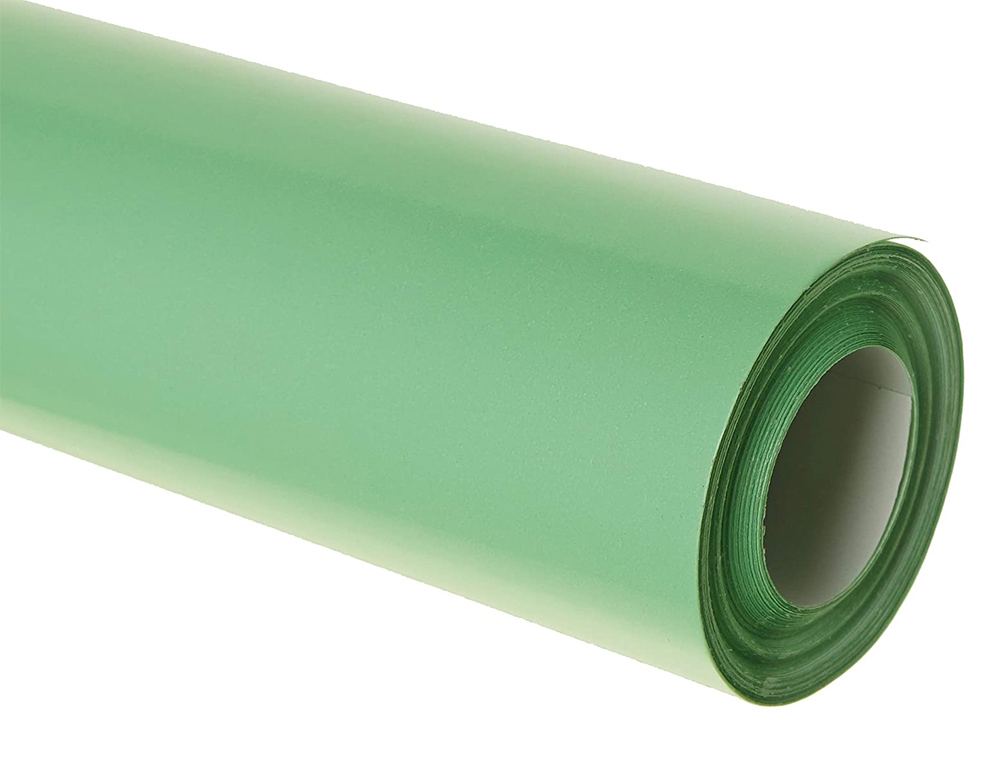 PAPEL CHAROL VERDE PALIDO ROLLO 25 HOJAS DE 50X65 CM
