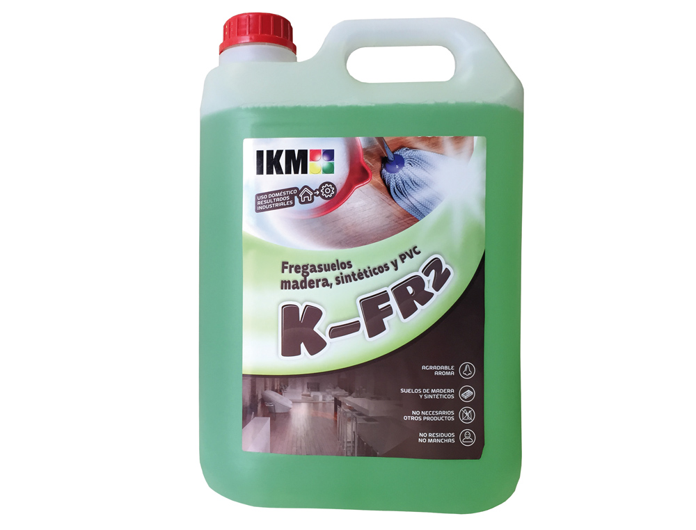 LIMPIASUELOS IKM PARA SUELO DE MADERA / SINTENTICO / PVC GARRAFA DE 5 LITROS