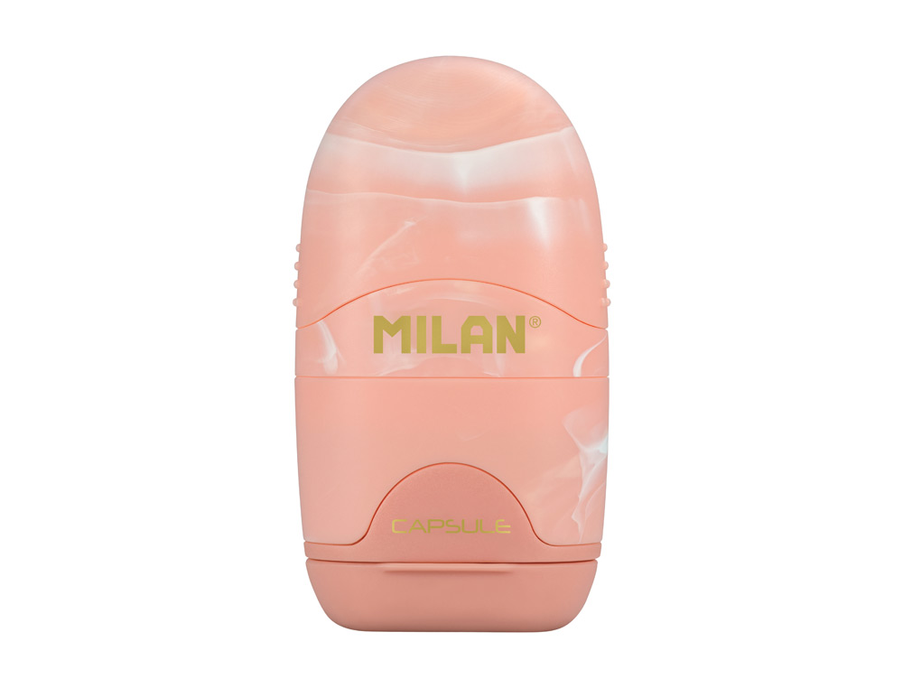 SACAPUNTAS MILAN CAPSULE LAVA PLASTICO 1 USO CON GOMA
