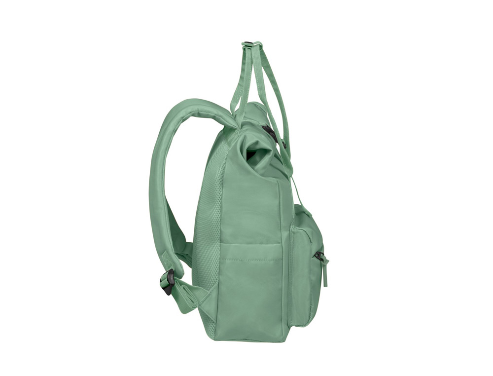 MOCHILA SAMSONITE URBAN GROVE AMERICAN TOURISTER 17 LITROS COLOR VERDE 365X250X200 MM