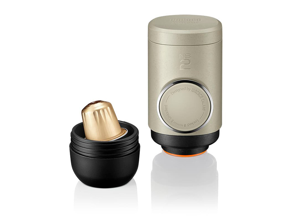 CAFETERA DE VIAJE WACACO MINIPRESSO NS2 COMPATIBLE CAPSULAS NESPRESSO