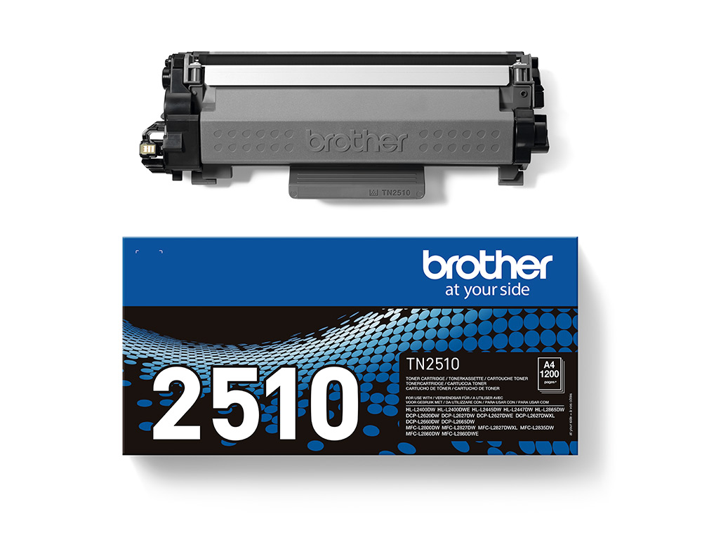 TONER BROTHER TN2510 MFC-L2860DWE / L2627DWE / L2400DWE NEGRO 1200 PAGINAS