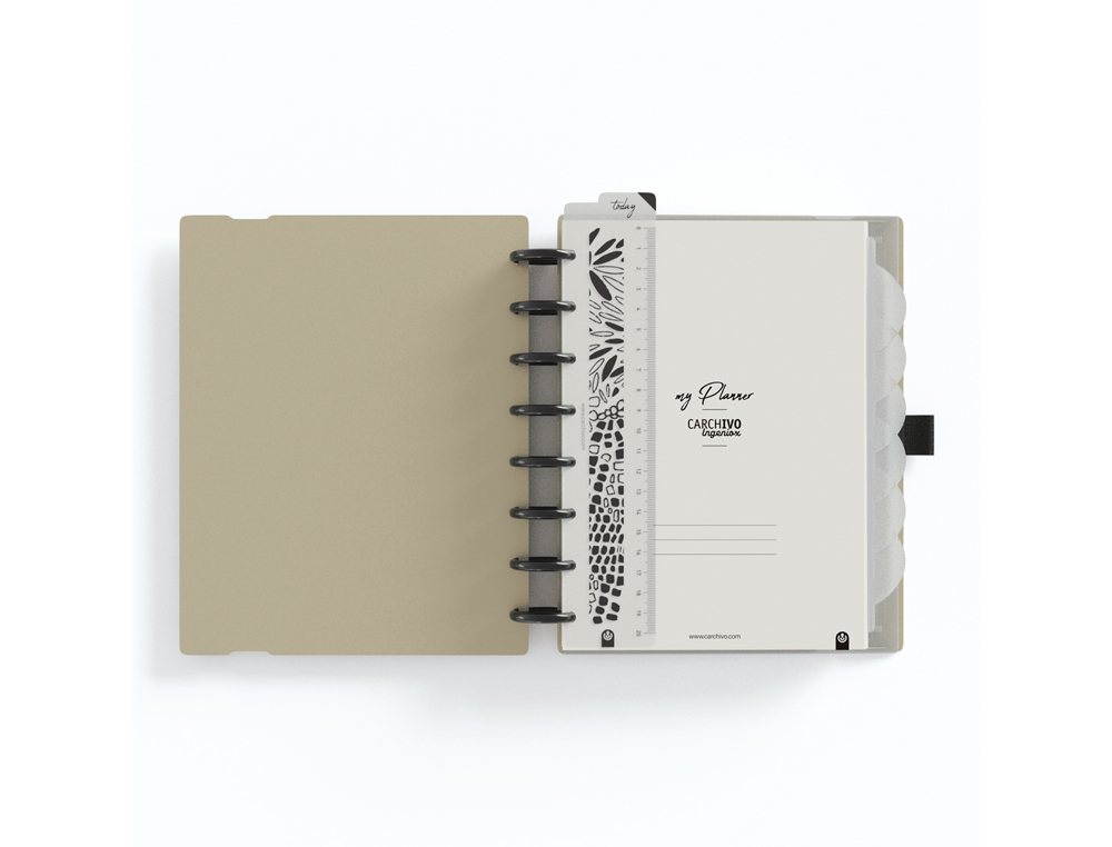 CUADERNO CARCHIVO MY PLANNER INGENIOX CLASSIC DIN A5 240 HOJAS COLOR BEIGE
