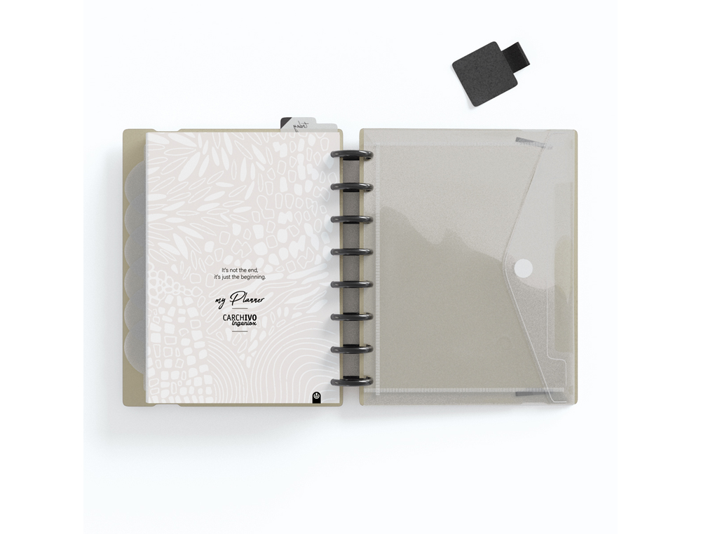 CUADERNO CARCHIVO MY PLANNER INGENIOX CLASSIC DIN A5 240 HOJAS COLOR BEIGE