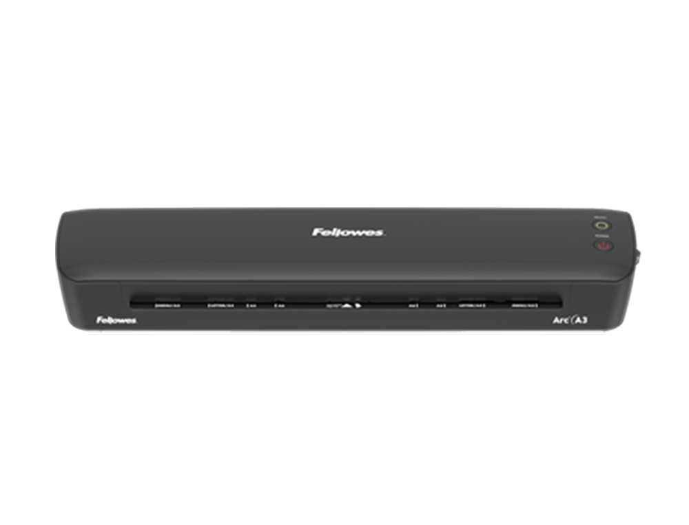 PLASTIFICADORA FELLOWES ARC DIN A3 SISTEMA ANTIATASCO Y AUTOAPAGADO 2 RODILLO HASTA 80 MC