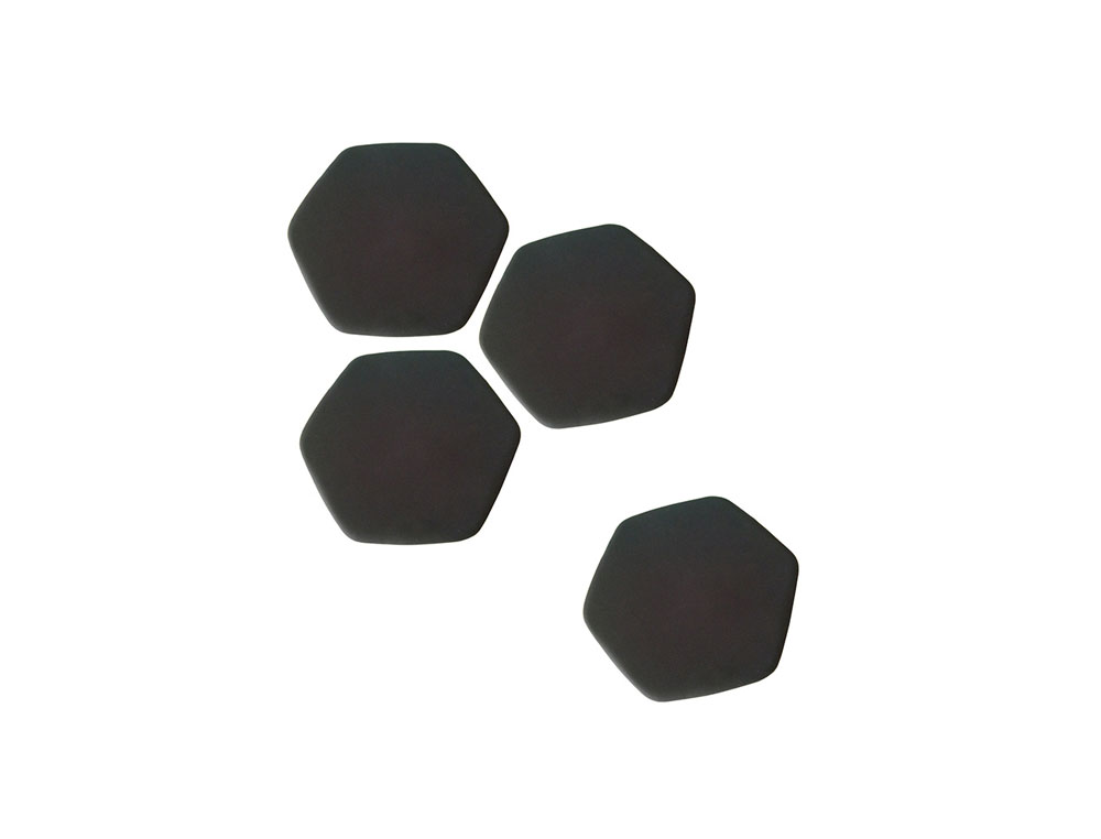 PUFF SOFT ROCADA REGULABLE ALTURA TAPIZADO POLIESTER COLOR BLANCO/NEGRO 45X44-56X45 CM