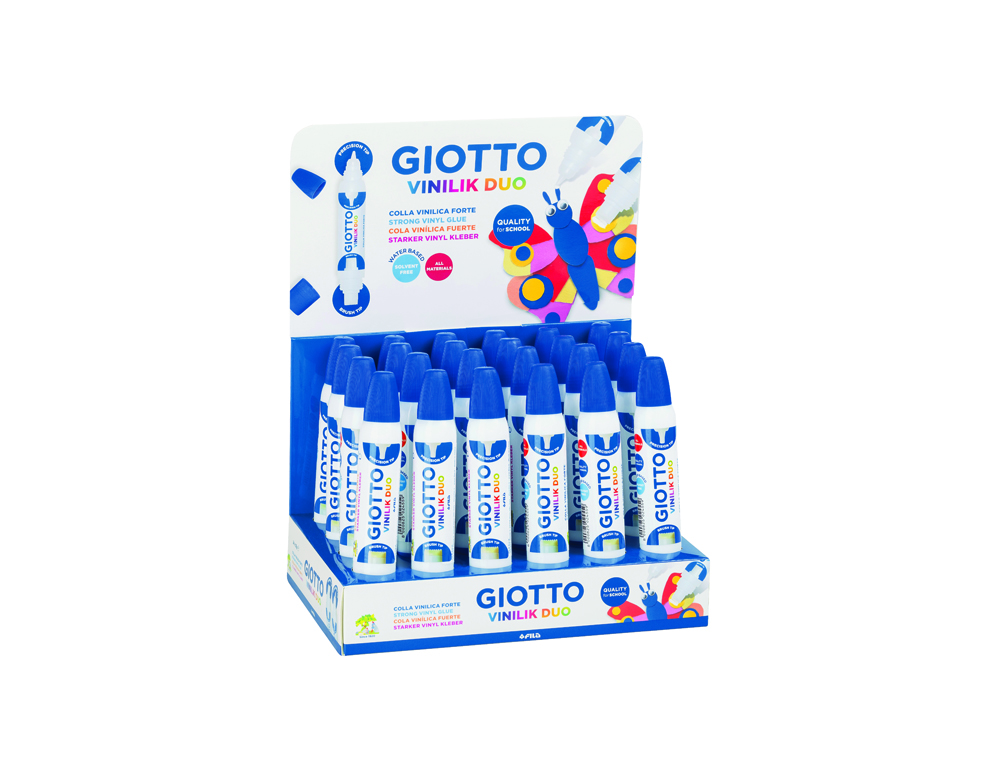 PEGAMENTO COLA BLANCA GIOTTO VINILIK DUO BOTE DE 35 GR