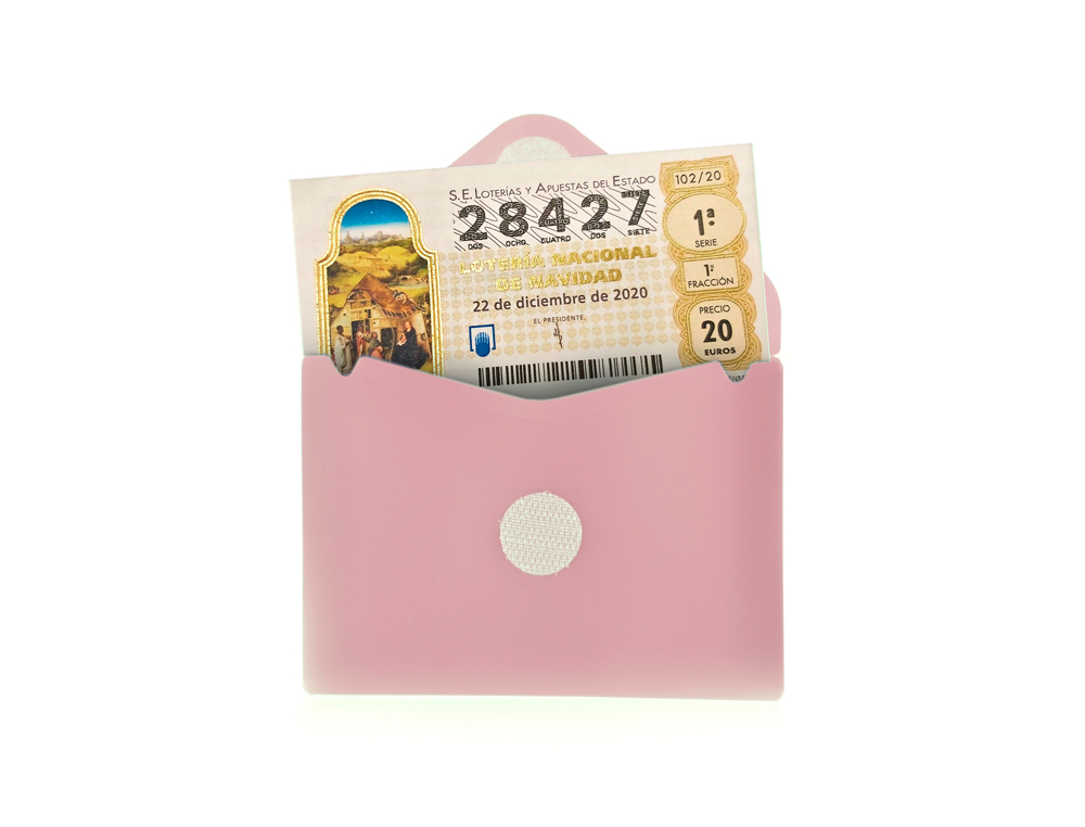 CARPETA OFFICE BOX DOSSIER V-LOCK DIN A7 CIERRE VELCRO COLORES PASTEL SURTIDOS