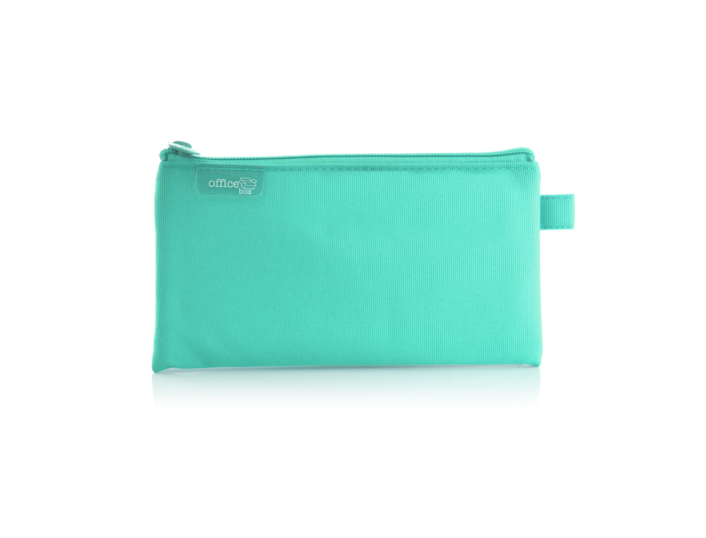BOLSO ESCOLAR OFFICE BOX COLORLINE SILICONA PLANO CON CREMALLERA COLORES SURTIDOS