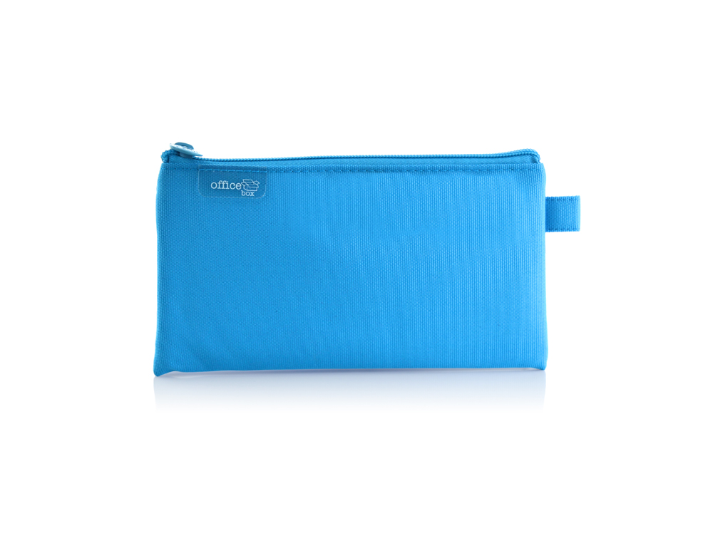 BOLSO ESCOLAR OFFICE BOX COLORLINE SILICONA PLANO CON CREMALLERA COLORES SURTIDOS
