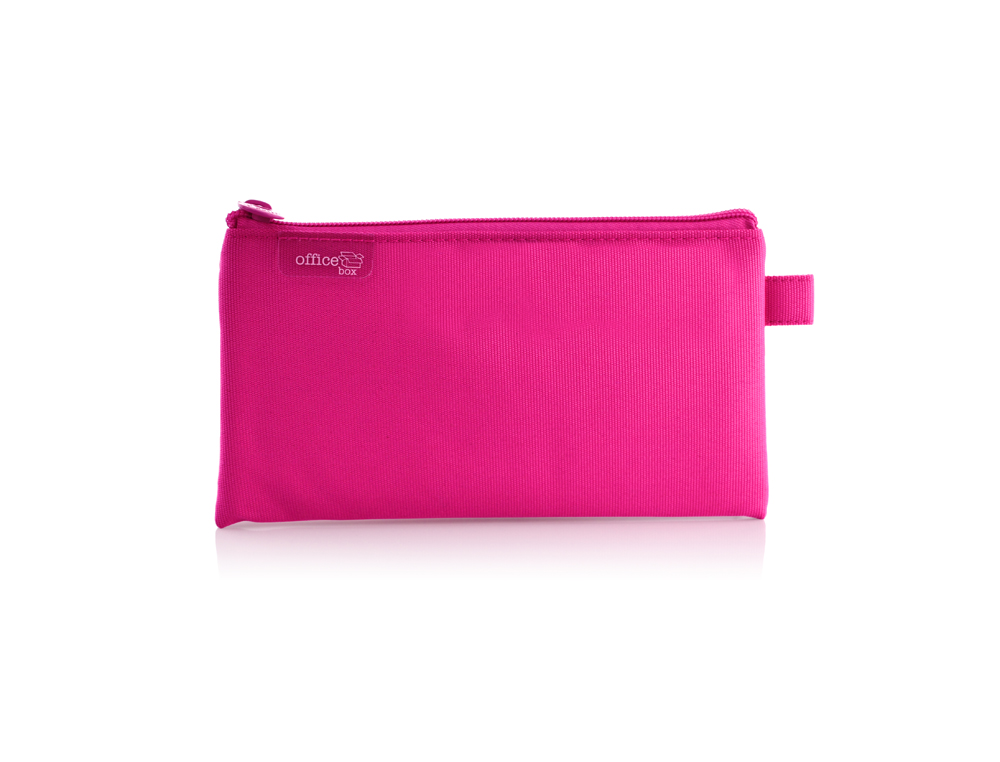 BOLSO ESCOLAR OFFICE BOX COLORLINE SILICONA PLANO CON CREMALLERA COLORES SURTIDOS
