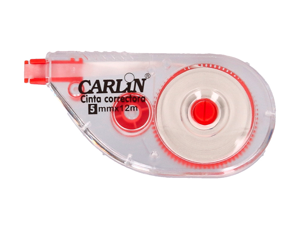 CORRECTOR CARLIN CINTA BLANCO 5 MM X 12 M