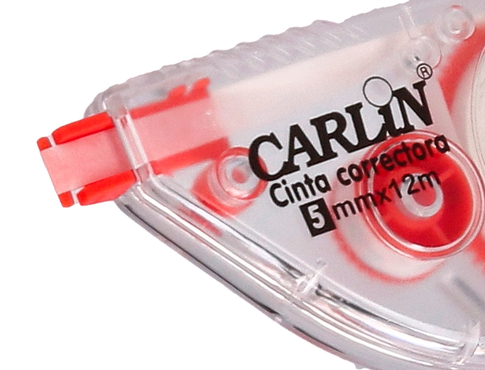 CORRECTOR CARLIN CINTA BLANCO 5 MM X 12 M