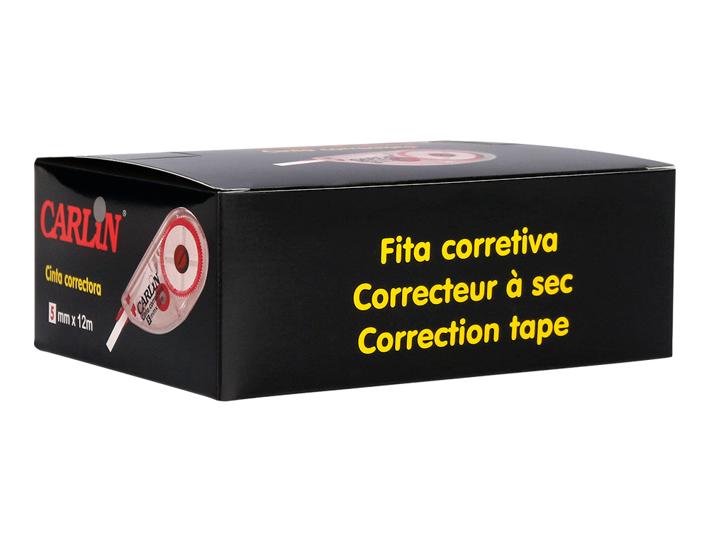CORRECTOR CARLIN CINTA BLANCO 5 MM X 12 M