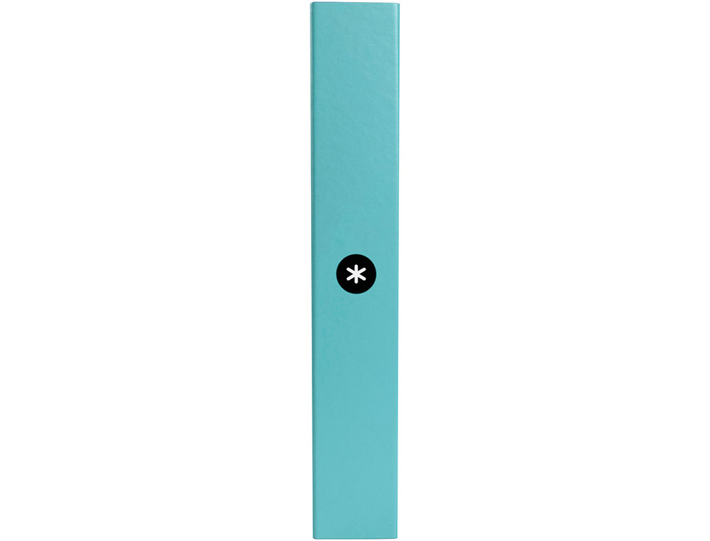 CARPETA 4 ANILLAS 40 MM MIXTAS ANTARTIK A4 FORRADA COLOR MENTA