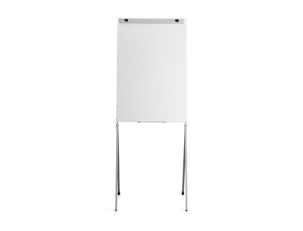 PIZARRA BLANCA ROCADA CON TRIPODE METALICA MAGNETICA PARA CONFERENCIAS 68X104 CM