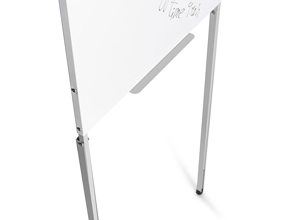 PIZARRA BLANCA ROCADA CON TRIPODE METALICA MAGNETICA PARA CONFERENCIAS 68X104 CM