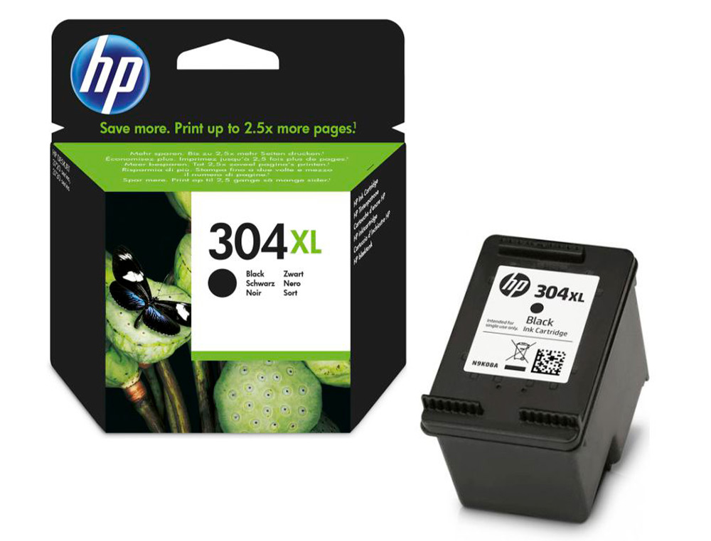 INK-JET HP 304XL DESKJET 3000 / 3720 / 3730 NEGRO 300 PAGINAS