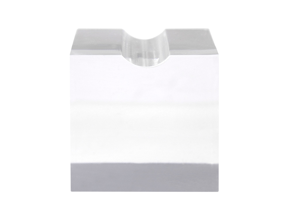 SOPORTE TRANSPARENTE METACRILATO BELIUS BLOQUE 30X30X30 MM