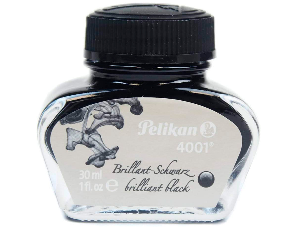 TINTA ESTILOGRAFICA PELIKAN 4001 NEGRO BRILLANTE BOTE 30 ML