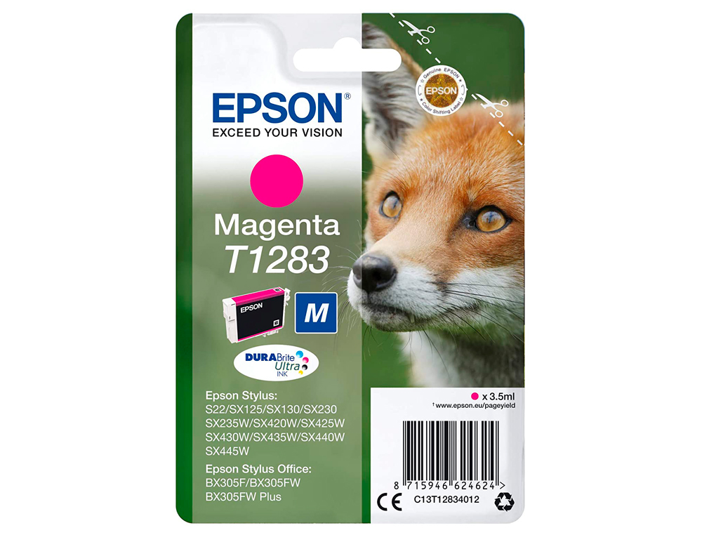 INK-JET EPSON T1283 STYLUS S22 / SX125 MAGENTA -170 PAG-