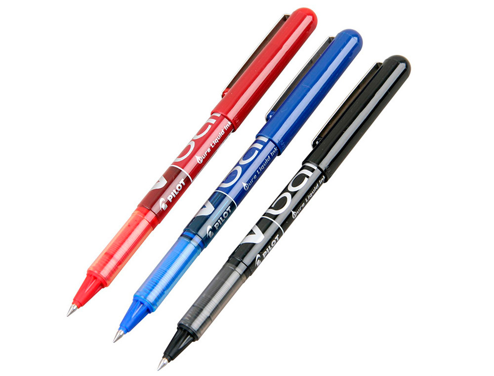 ROTULADOR PILOT ROLLER V-BALL NEGRO 0.5 MM