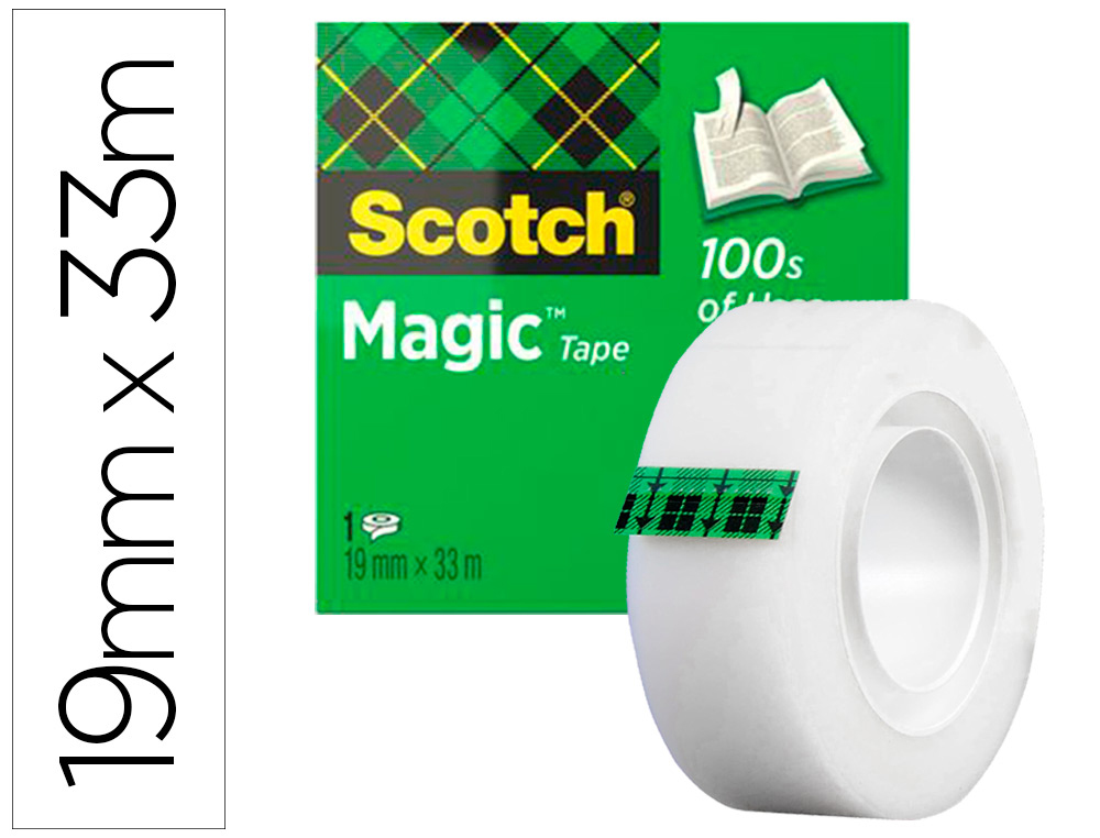 41861 celo scotch magic 19mmx33m - 393 adhesivos y cintas adhesivas - 289  complementos oficina - 282 material oficina - Tienda - Almacenes Lucio